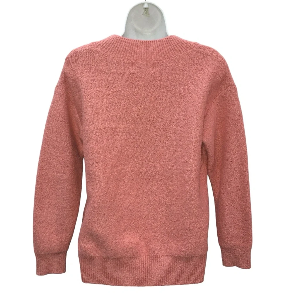 OLD NAVY V-Neck Pink Gray Blend Sweater - Women’s Small